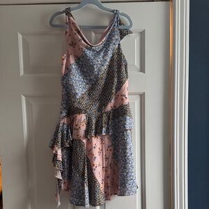 Kids' Ruffle Cowl Neck Dress